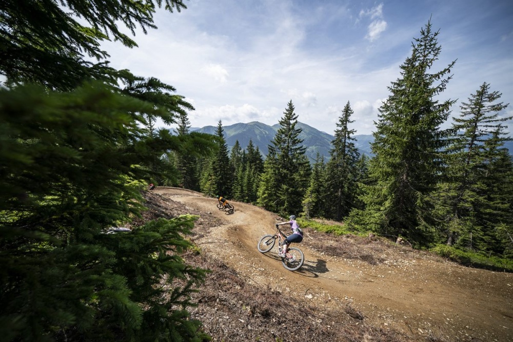 Spaß beim Biken