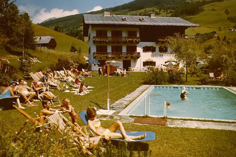 Das neue Schwimmbad am Tannenhof in den 60er/70er Jahren