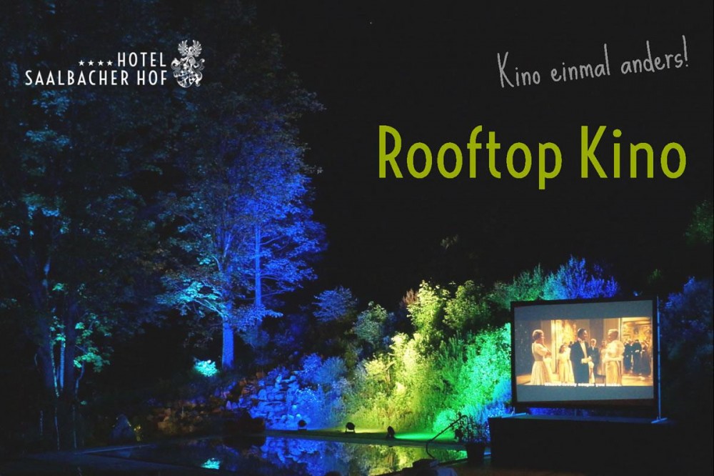 Rooftop Kino im Hotel Saalbacher Hof