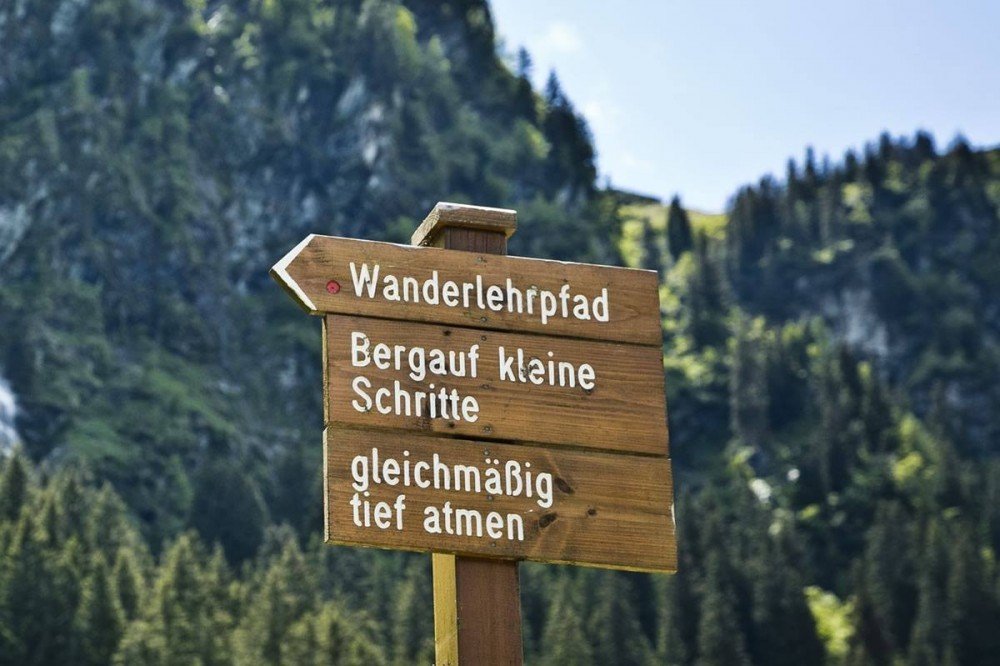 Nützliche Wandertipps am Wanderlehrpfad