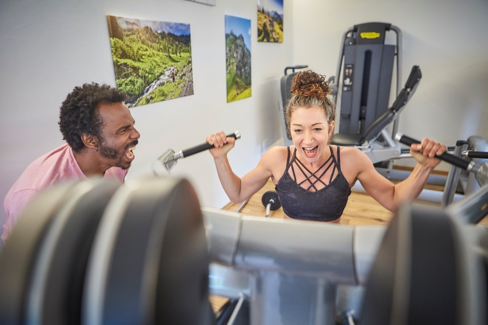 Spaß beim Indoor Cycling