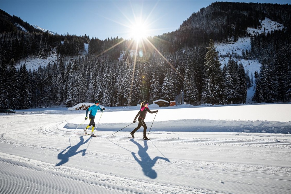 Impression vom Langlaufen in Saalbach